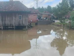 Akses Jalan Lintas Sumatra di Kabupaten Muba Sempat Lumpuh Total Akibat Banjir