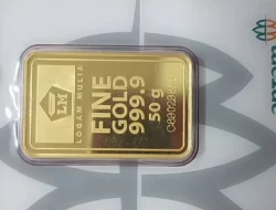 Harga Emas Batangan Antam Hari ini Stagnan di Harga Rp1.896.000 per Gram