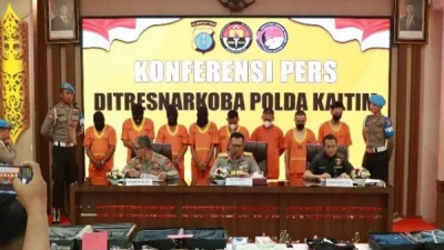 Polri Ungkap Peredaran Narkoba Jaringan Internasional di Samarinda-Balikpapan