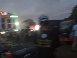 Markas GRIB Jaya yang Berada Diatas Lahan Milik BMKG di Bongkar Aparat Gabungan