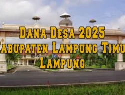 Berikut Daftar Desa Penerima Terbesar dan Terkecil Dana Desa 2025 di Lampung Timur
