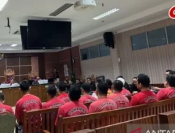 Sembilan Eks Anggota Satres Narkoba Polresta Barelang di Vonis Pidana Penjara Seumur Hidup