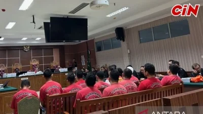 Sembilan Eks Anggota Satres Narkoba Polresta Barelang di Vonis Pidana Penjara Seumur Hidup