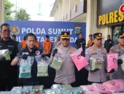 Tangkap 3 Kurir Jaringan Internasional, Polrestabes Medan Sita 20 Kilogram Sabu dan 58.750 Butir Pil Ekstasi