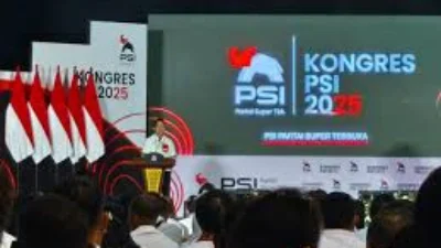 Dalam Kongres Ketua Dewan Pendiri PSI Sebut Ketum Bukan Pemilik Tunggal Kekuasaan