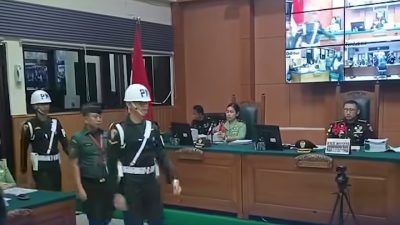 Kopda Bazarsah Dituntut Hukuman Mati Dalam Kasus Penembakan Polisi di Way Kanan