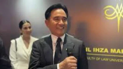 Yusril Ihza Mahendra Sebut Belum Ada Pembahasan Soal Permintaan Amnesti Immanuel Ebenezer