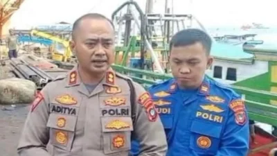 Polres Bangka Barat Membongkar Empat Unit Ponton Tambang Timah Ilegal