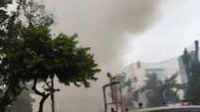 Gedung Markas Gegana Kembali Terbakar