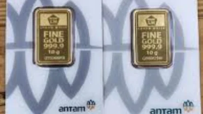 Harga Emas Batangan Antam Stagnan Diharga Rp2.060.000