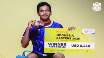 Chico Aura Menjuarai Indonesia Masters 2025 Super 100 Usai Kalahkan Jeon Hyeok-jin di Final